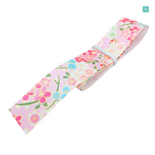 画像をギャラリービューアに読み込む, 和風デザインリボン パステル 2.5cm 1m 5種類セットB 成人式 正月 卒園 卒業 入学 春 つまみ細工 ヘア金具 バレッタ リメイク アクセサリー