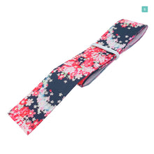 画像をギャラリービューアに読み込む, 和柄 和風 ビビットカラー 小花 リボン 25mm ×1m 6種類セットC ハンドメイド アクセサリーパーツ 着物 和柄
