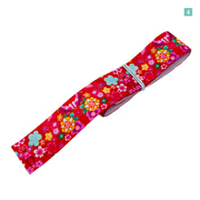 画像をギャラリービューアに読み込む, グログランリボン 和柄 和風 25mm×1m 5種類セットA 和服 ハンドメイド 作品 プレゼント 着物