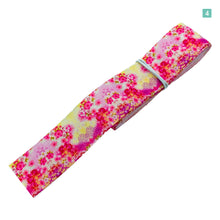 画像をギャラリービューアに読み込む, グログランリボン 和風花柄 25mm×1m 5種類セットB 和服 ハンドメイド 作品 プレゼント 着物