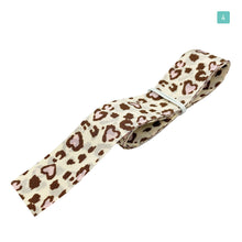 画像をギャラリービューアに読み込む, リボン レオパード柄 ヒョウ柄リボン 2.5cm×1m 6種類セットC 手芸用 ラッピング DIY材料 素材 資材 ハンドメイド