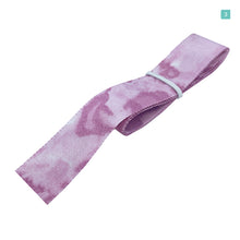 画像をギャラリービューアに読み込む, シフォン絞り染め風 リボン 25mm×1m 6種類セットB 材料 素材 資材 ハンドメイド資材