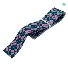 画像をギャラリービューアに読み込む, プリントグログランリボン アーガイル チェック柄 菱形柄 プリントリボン 25mm×1m 6種類セットB