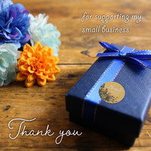 画像をギャラリービューアに読み込む, Thank you シール ギフトシール クラフト 丸型 2.5cm 24種×各10枚セット