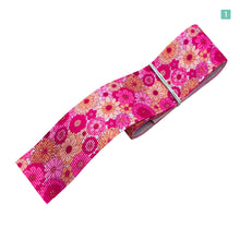 画像をギャラリービューアに読み込む, グログランリボン 花柄 38mm×1m 5種類セットB デイジー フラワー 作品 ギフト 可愛い