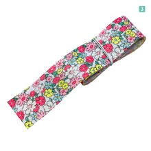 画像をギャラリービューアに読み込む, グログランリボン 花柄 38mm×1m 5種類セットB デイジー フラワー 作品 ギフト 可愛い