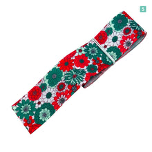 画像をギャラリービューアに読み込む, グログランリボン 花柄 38mm×1m 5種類セットB デイジー フラワー 作品 ギフト 可愛い