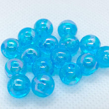 画像をギャラリービューアに読み込む, アクリルビーズ 球体 シンフォニー 8mm 100個 オーロラ加工 メタリック 光沢 ハンドメイド 資材 カラフル