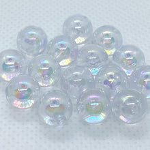 画像をギャラリービューアに読み込む, アクリルビーズ 球体 シンフォニー 8mm 100個 オーロラ加工 メタリック 光沢 ハンドメイド 資材 カラフル