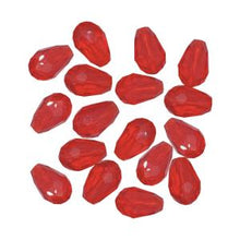 画像をギャラリービューアに読み込む, しずく形 クリアガラスビーズ ティアドロップ 8mm 50個 ビーズアクセ ハンドメイド ビーズ手芸 なみだ ドロップ 雫