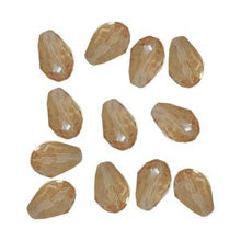 画像をギャラリービューアに読み込む, しずく形 クリアガラスビーズ ティアドロップ 8mm 50個 ビーズアクセ ハンドメイド ビーズ手芸 なみだ ドロップ 雫