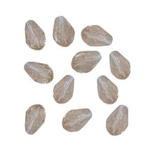 画像をギャラリービューアに読み込む, しずく形 クリアガラスビーズ ティアドロップ 8mm 50個 ビーズアクセ ハンドメイド ビーズ手芸 なみだ ドロップ 雫