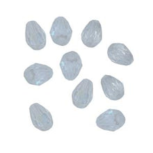 画像をギャラリービューアに読み込む, しずく形 クリアガラスビーズ ティアドロップ 8mm 50個 ビーズアクセ ハンドメイド ビーズ手芸 なみだ ドロップ 雫