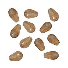 画像をギャラリービューアに読み込む, しずく形 クリアガラスビーズ ティアドロップ 8mm 50個 ビーズアクセ ハンドメイド ビーズ手芸 なみだ ドロップ 雫