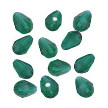 画像をギャラリービューアに読み込む, しずく形 クリアガラスビーズ ティアドロップ 8mm 50個 ビーズアクセ ハンドメイド ビーズ手芸 なみだ ドロップ 雫