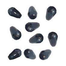 画像をギャラリービューアに読み込む, しずく形 クリアガラスビーズ ティアドロップ 8mm 50個 ビーズアクセ ハンドメイド ビーズ手芸 なみだ ドロップ 雫