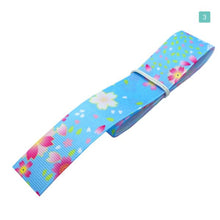 画像をギャラリービューアに読み込む, デザイン グログランリボン 和風 桜柄 25mm ×1m 6種類セット ハンドメイド アクセサリーパーツ 着物 和柄