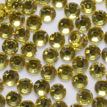 画像をギャラリービューアに読み込む, アクリルストーン ラインストーン ラウンドフラット 2mm 3mm 4mm 3サイズセット 計1000粒入り