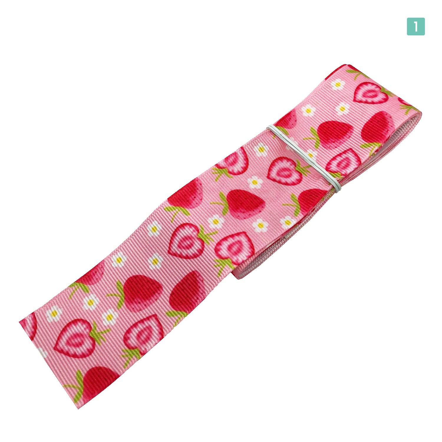 フルーツ柄リボン☆確認用です プリントリボン フルーツ 38mm×1m 5種類セット 果物 スイーツ 可愛い