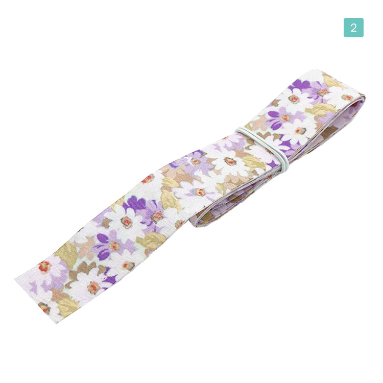 プリントリボン 花柄 サンフラワー レトロスタイル リボン 25mm×1m 8